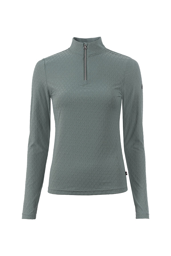 Cavallo in Teal in Navy Quarter Zip Sun Shirt main image 1